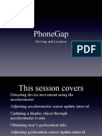 PhoneGap Sensors