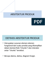 Arsitektur Produk