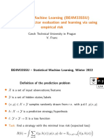 Statistical Machine Learning Risk Estimation