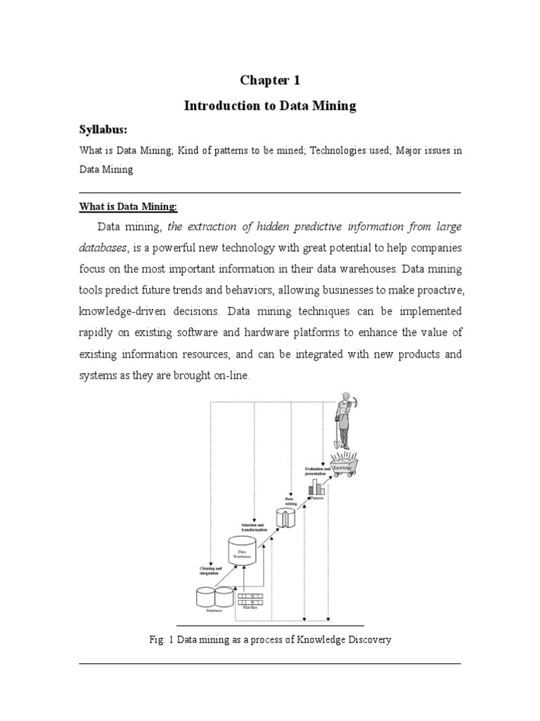 Introduction to Data Mining Concepts | PDF | Statistics | Machine Learning