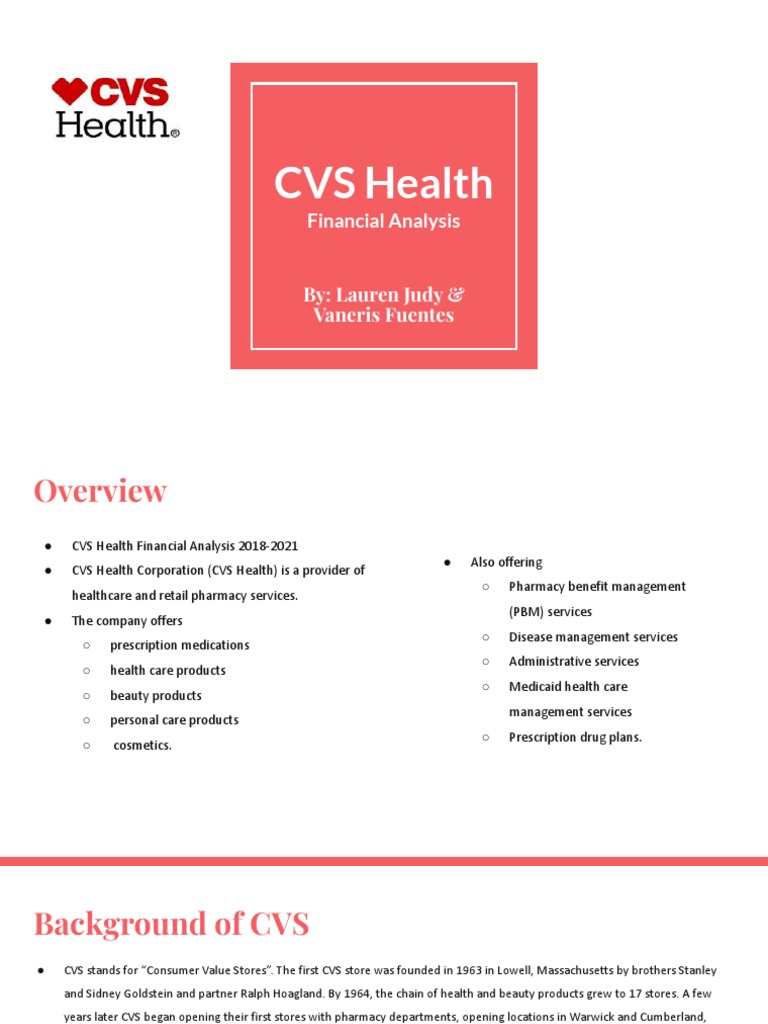Cvs Health Financial Analysis | PDF | Revenue | Economies
