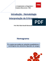 2 - Interpretação Do Eritrograma - Diag I - Prof. Fábio - Aluno