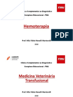 5 - Hemoterapia - Diag I - Prof Fábio Novelli