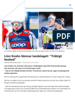 Linn Svahn Lämnar Landslaget: "Tråkigt Besked" - SVT Sport