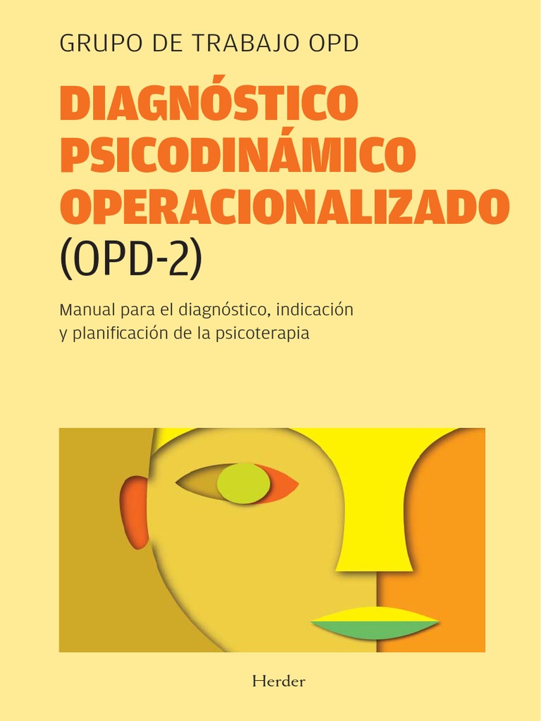 Libro 1. OPD - 2 | PDF | Psicoterapia | Psicoanálisis