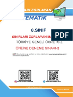 8 Onli̇ne Deneme Sinavi-3