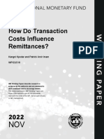 Remittance Costs Study