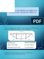 Cálculo de Desplazamiento - A