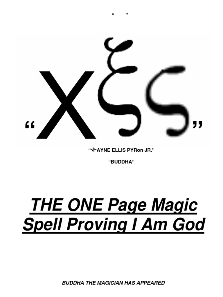The one page magic spell proving i am god 221130 165516 pdf sound