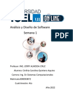 Análisis y Diseño de Software 1