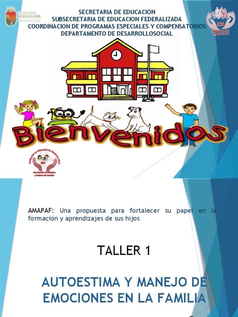 Taller de Autoestima y Emociones Familiares | PDF | Las emociones ...