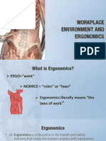 Workplace Ergonomics and Environment