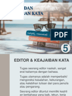 Pertemuan Ke-5 EDITOR DAN KEAJAIBAN KATA