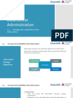 2.4 - Storage and Availability of The Information