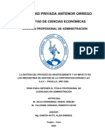 Universidad Privada Antenor Orrego: Facultad de Ciencias Económicas