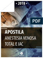 Principais conceitos sobre anestesia venosa total