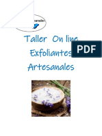 TALLER ON LINE Exfoliantes Artesanales