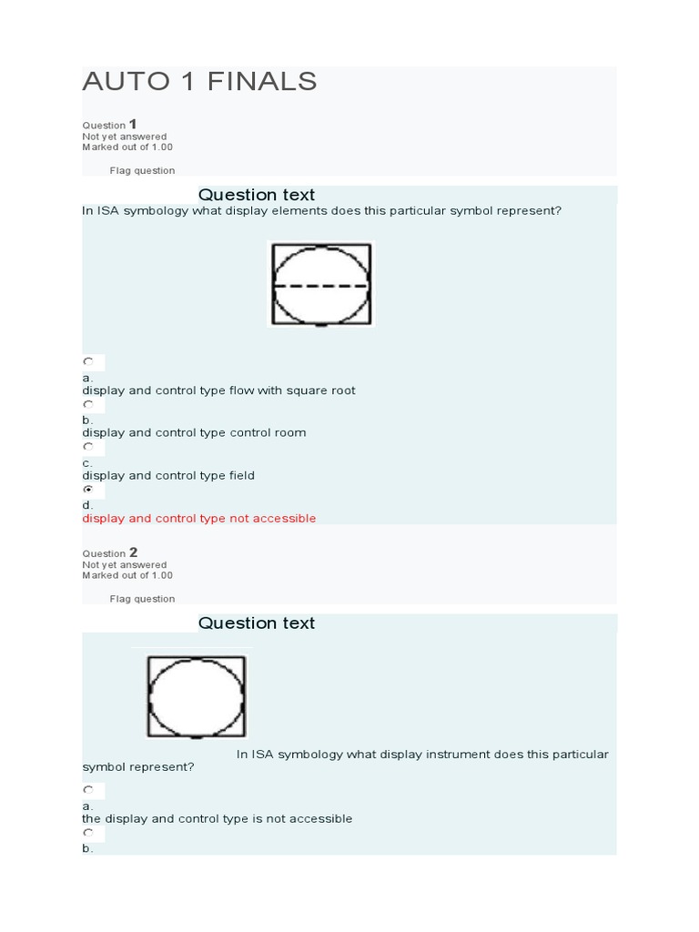 Auto 1 Finals Need Review 1 | PDF | Automation | Electric Motor