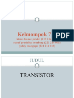 TRANSISTOR Kelompok 2a3 (Iyeldy)