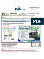 Biometrico Huella K30!15!11-22