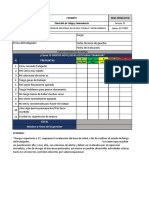 Check List de Fatiga y Somnolencia