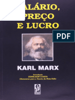 Resumo Salario Preco e Lucro Karl Marx