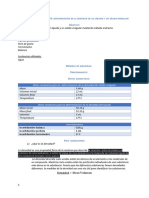 Determinación densidad líquido sólido