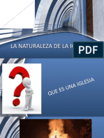 LA NATURALEZA DE LA IGLESIA