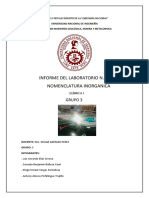 Informe Química II