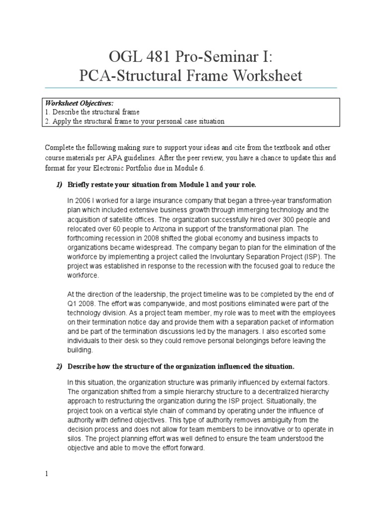 Module 2 Structural Frame PDF Business Behavioural Sciences
