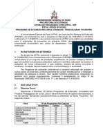 Edital PROEXIA Baixo Tocantins - 2022