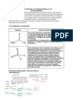 Análisis de reacciones químicas para determinar el contenedor que generó la primera explosión