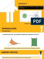 Cálculo de integrales dobles mediante cambio de variables