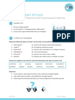 TV Management Styles