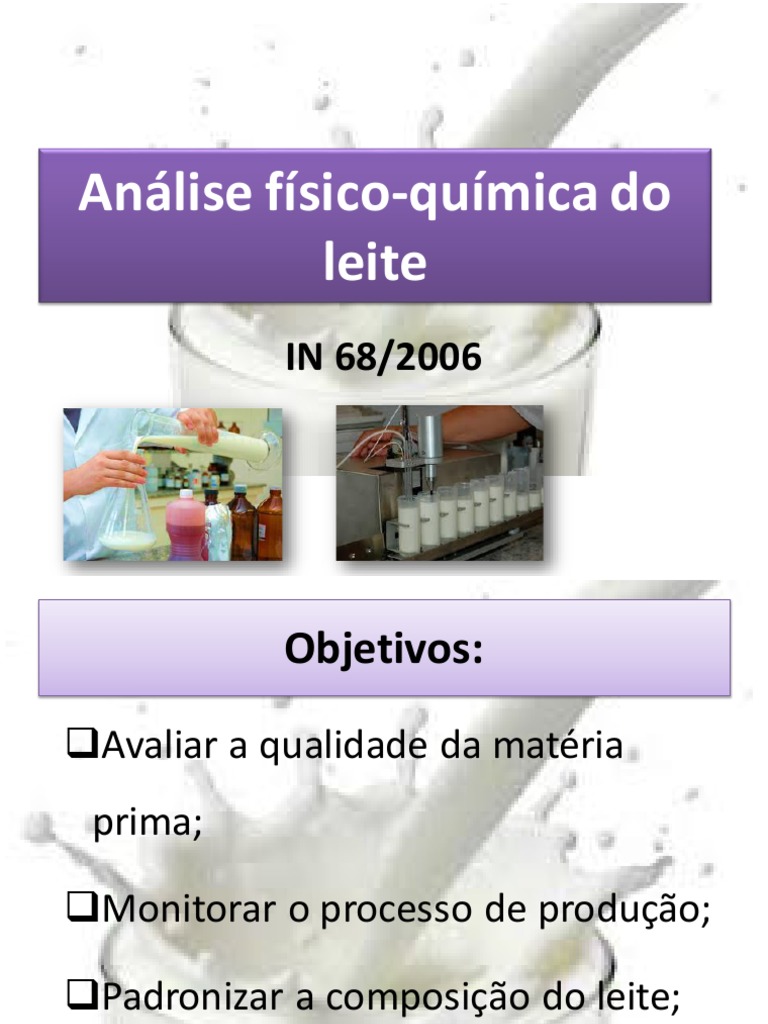 Análise Físico-Química Do Leite | PDF | Titulação | Química