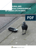 Behavioural and Ecological Consequences of Urban Life in Birds