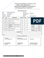 Kartu Rencana Studi S1 Manajemen