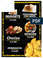 Menu El Paraiso Listo Hasta 21 09 22