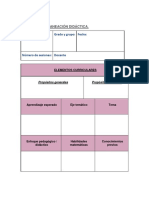 PLANEACIÓN DIDÁCTICA Formato