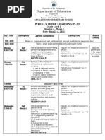 DLL Matatag - Pe & Health 4 Q1 Week 7-8 | PDF