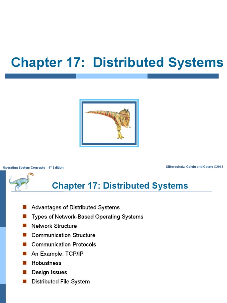 CH 17 Distributed Systems | PDF | Computer Network | Osi Model