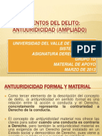 Derecho Penal I Antijuridicad y Causas de Justificacion