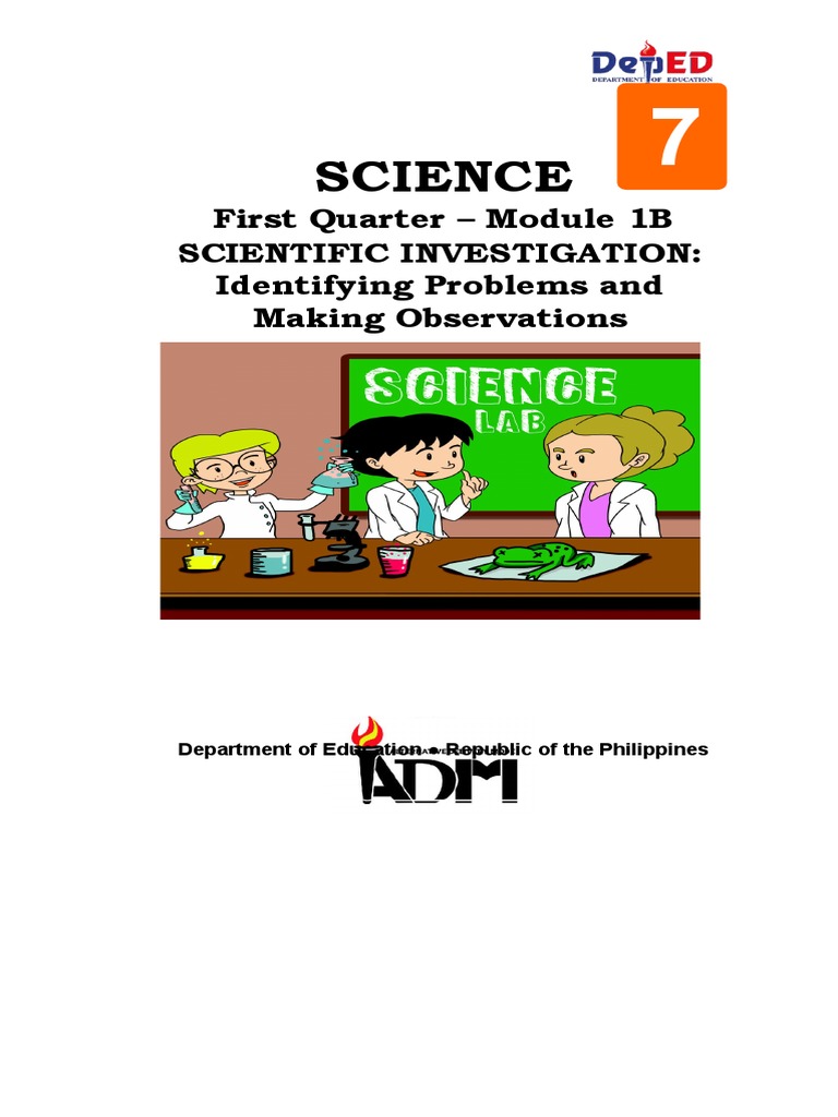 Science7 q1 Mod1b Identifying-Problems-and-Making-Observations v3 | PDF ...