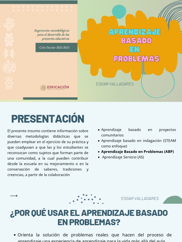 Aprendizaje Basado en Problemas | PDF