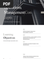 CHAPTER 1 - Introduction To Operations Management