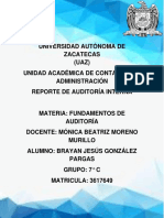 Reporte de Auditorã - A Interna - Brayan Jesus 7C