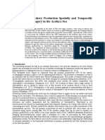 Distribution of Fishery Production Spatially and Temporally Using Satellite Imagery in The Arafura Sea