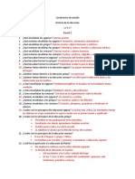 Cuestionario de Estudio Parcial 1