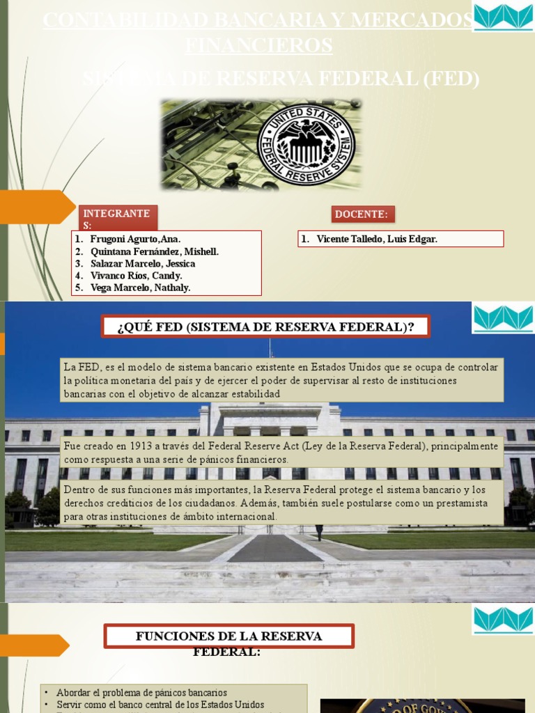 Sistema de Reserva Federal | PDF | Comite de Mercado Abierto Federal ...