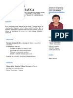 CV Felix Mendoza Chauca